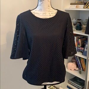 EUC Banana Republic black blouse, size small